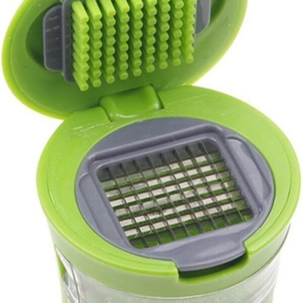 1pc Premium Stainless Steel Multifunctional Garlic Press, Manual Mincer Essential Kitchen Gadget For Home And Restaurant Use